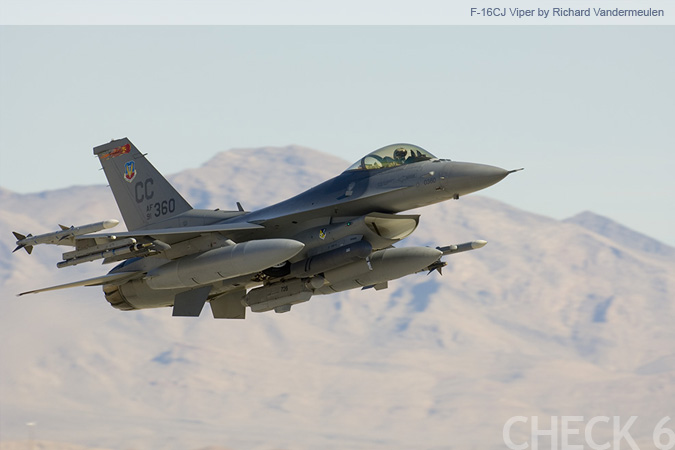 F-16CJ Viper by Richard Vandermeulen