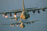 C-130 Hercules in Flight - by Katsu Tokunaga